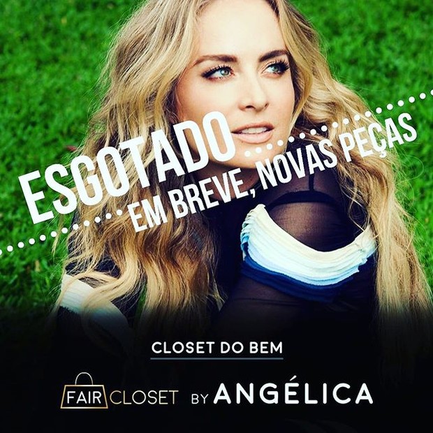 Roupas de Angélica são vendidas em 20 minutos (Foto: Reprodução/Instagram)