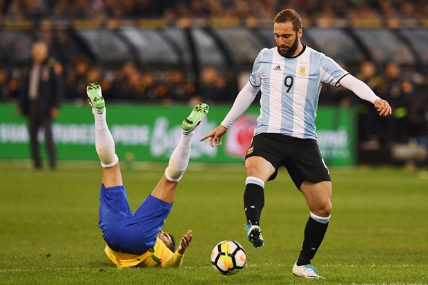 Brasil perde para a Argentina por 1 a 0 (Foto: Michael Dodge/Getty Images)