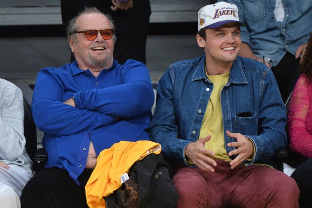 Jack Nicholson e o filho Ray Nicholson (Foto: BackGrid)