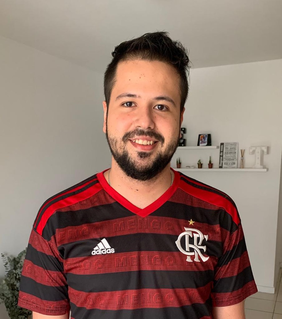 Leonardo Luiz, torcedor que deu início ao funk em homenagem a Domènec Torrent — Foto: Arquivo pessoal