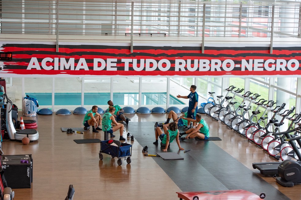 Treino Flamengo Academia — Foto: Alexandre Vidal