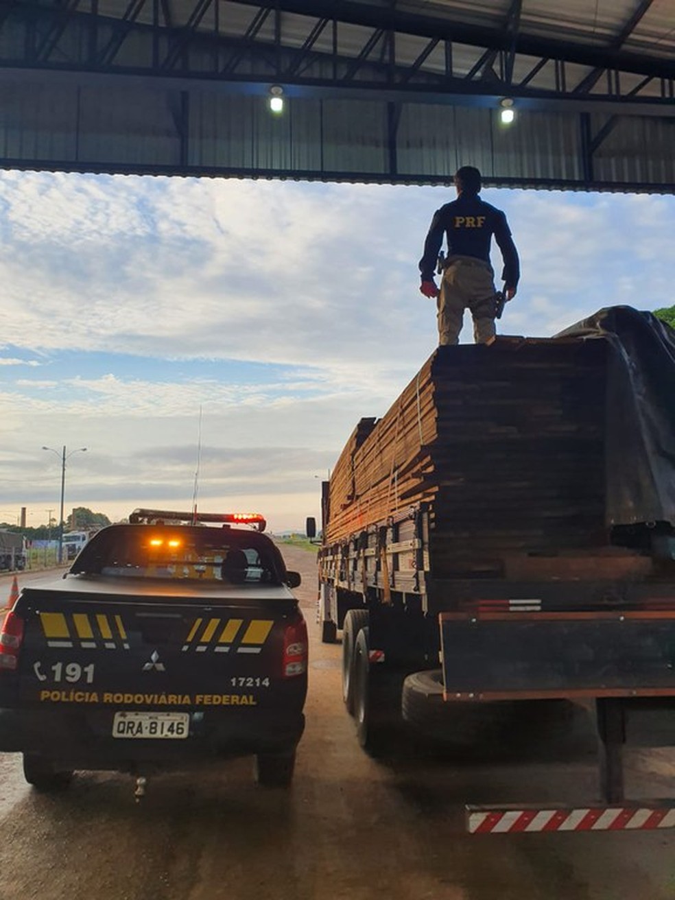Operação Caapora, da PRF em Ariquemes — Foto: Divulgação/PRF