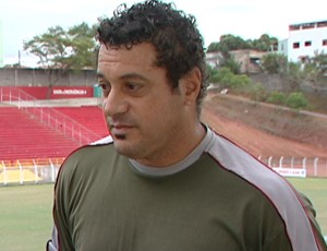 Luís Henrique Gomes, preparador físico do Aracruz (Foto: Reprodução/TV Gazeta)