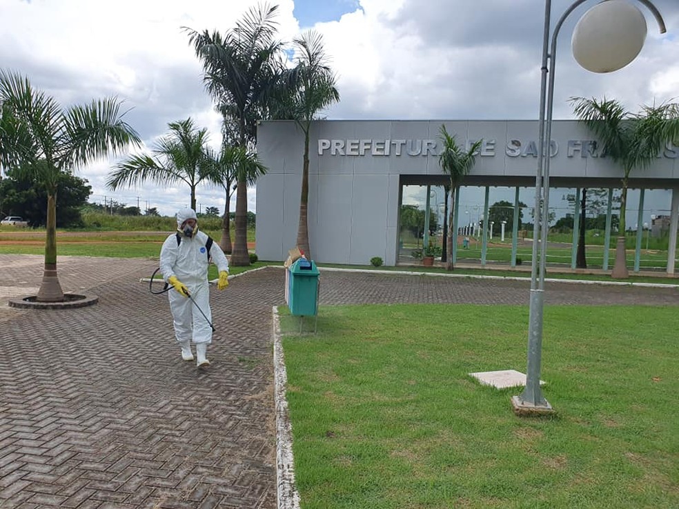 Prefeitura da cidade de São Francisco do Guaporé, RO — Foto: Divulgação