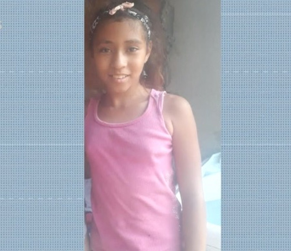 Menina de 10 anos continua desaparecida em Palmas  — Foto: Reprodução 