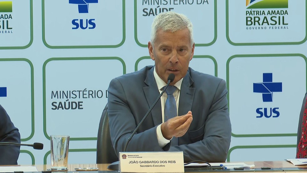 Secretário-executivo do Ministério da Saúde, João Gabbardo — Foto: TV Globo/Reprodução