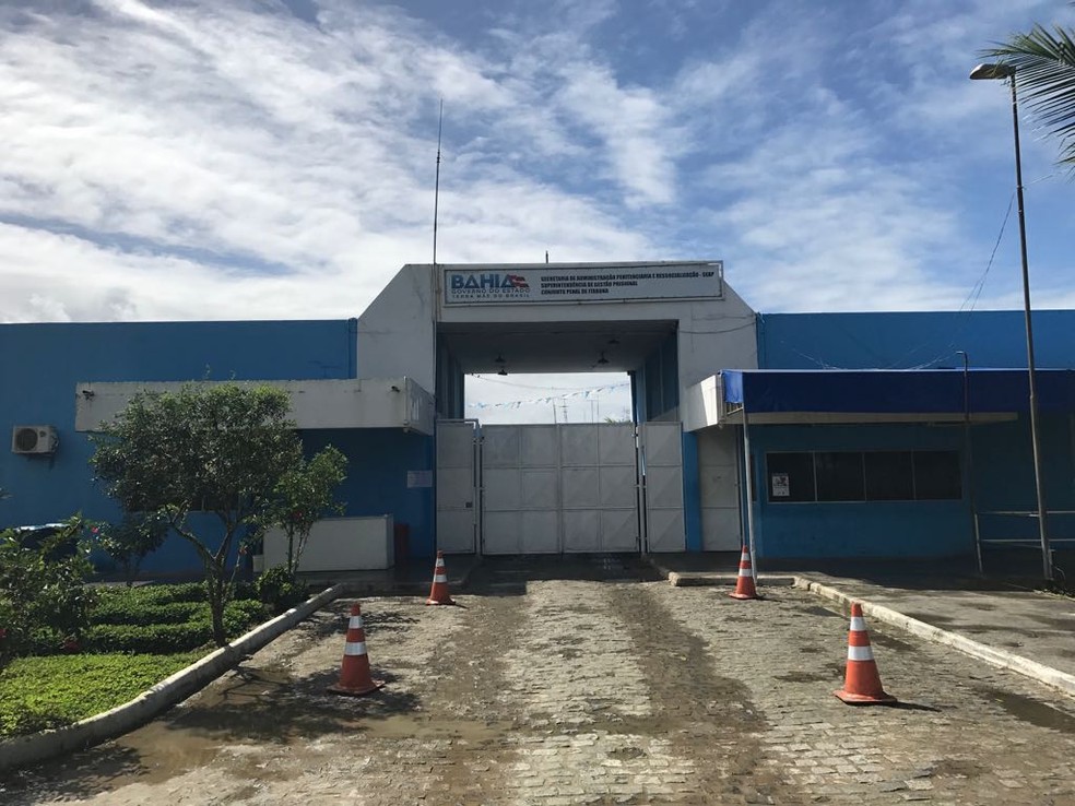 Suspeito foi encaminhado para o presídio de Itabuna, no sul da Bahia — Foto: Reprodução/Seap