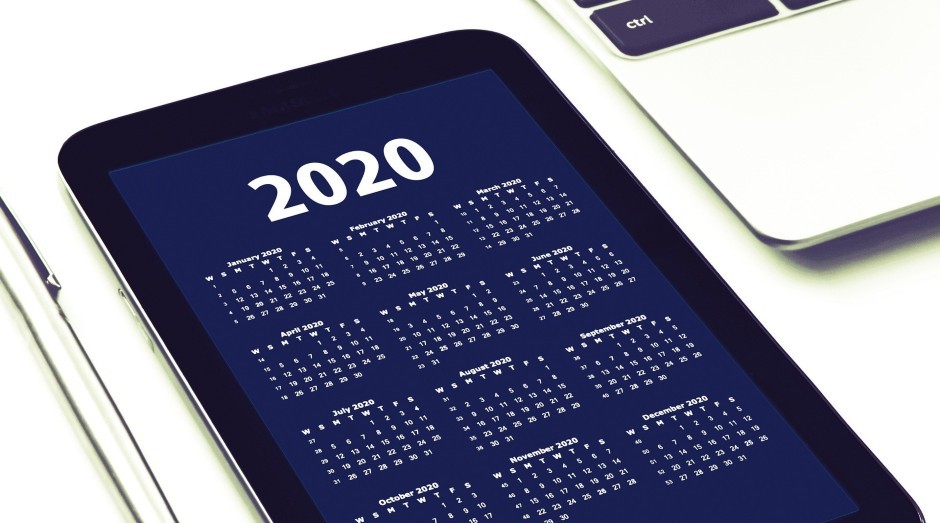 2020; planejamento; calendário (Foto: Pixabay)