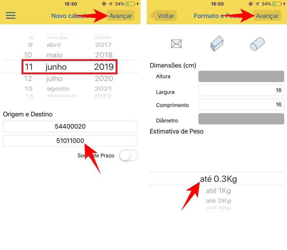 App para calcular frete dos Correios: veja como usar no Android e iPhone |  Produtividade | TechTudo