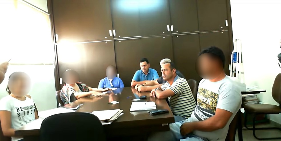Prisões de empresários foi transmitida ao vivo pela internet pela Prefeitura de Andirá — Foto: Divulgação/Prefeitura de Andirá