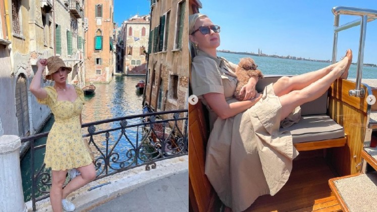 Katy Perry e Orlando Bloom curtem Veneza em hotel com diária de R$ 32 mil (Foto: Reprodução/Instagram @orlandobloom)