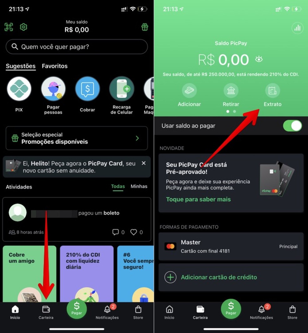 como acessar o extrato do picpay bancos digitais techtudo
