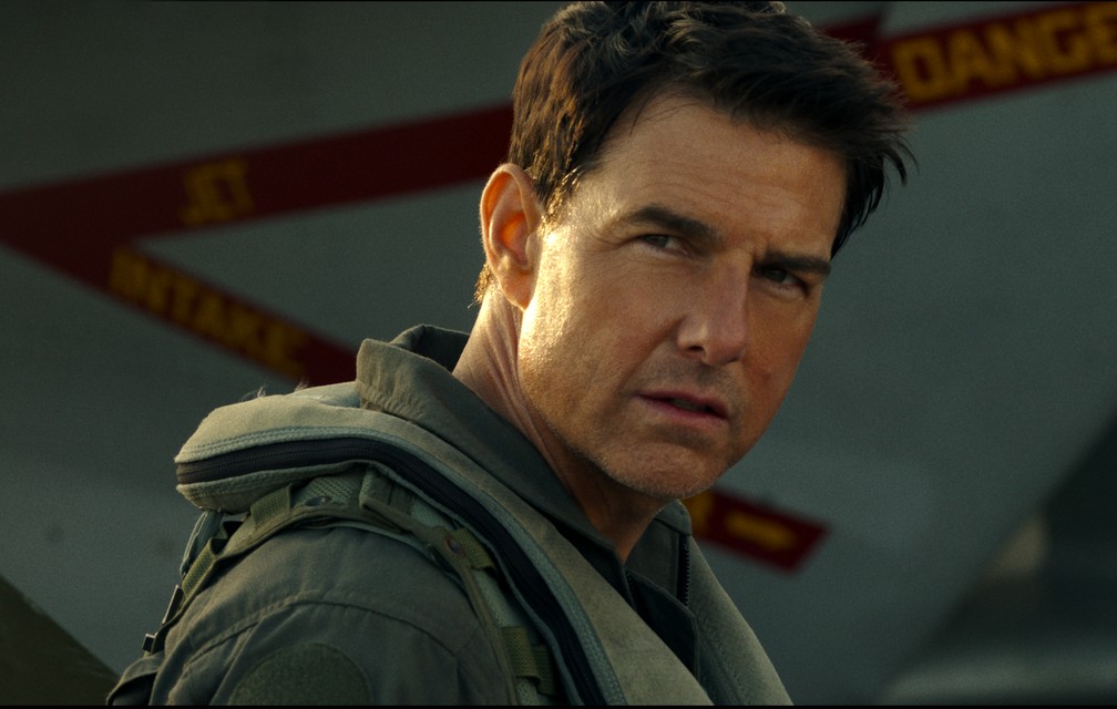 Tom Cruise em cena de 'Top Gun: Maverick' — Foto: Divulgação