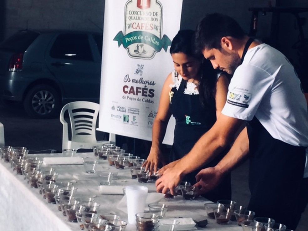 Concurso de Qualidade do Café escolhe melhor produto em Poços de Caldas — Foto: Reprodução