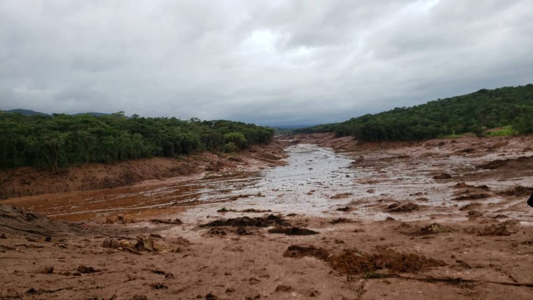 �rea de mata onde ficava pousada em Brumadinho virou um rio de lama