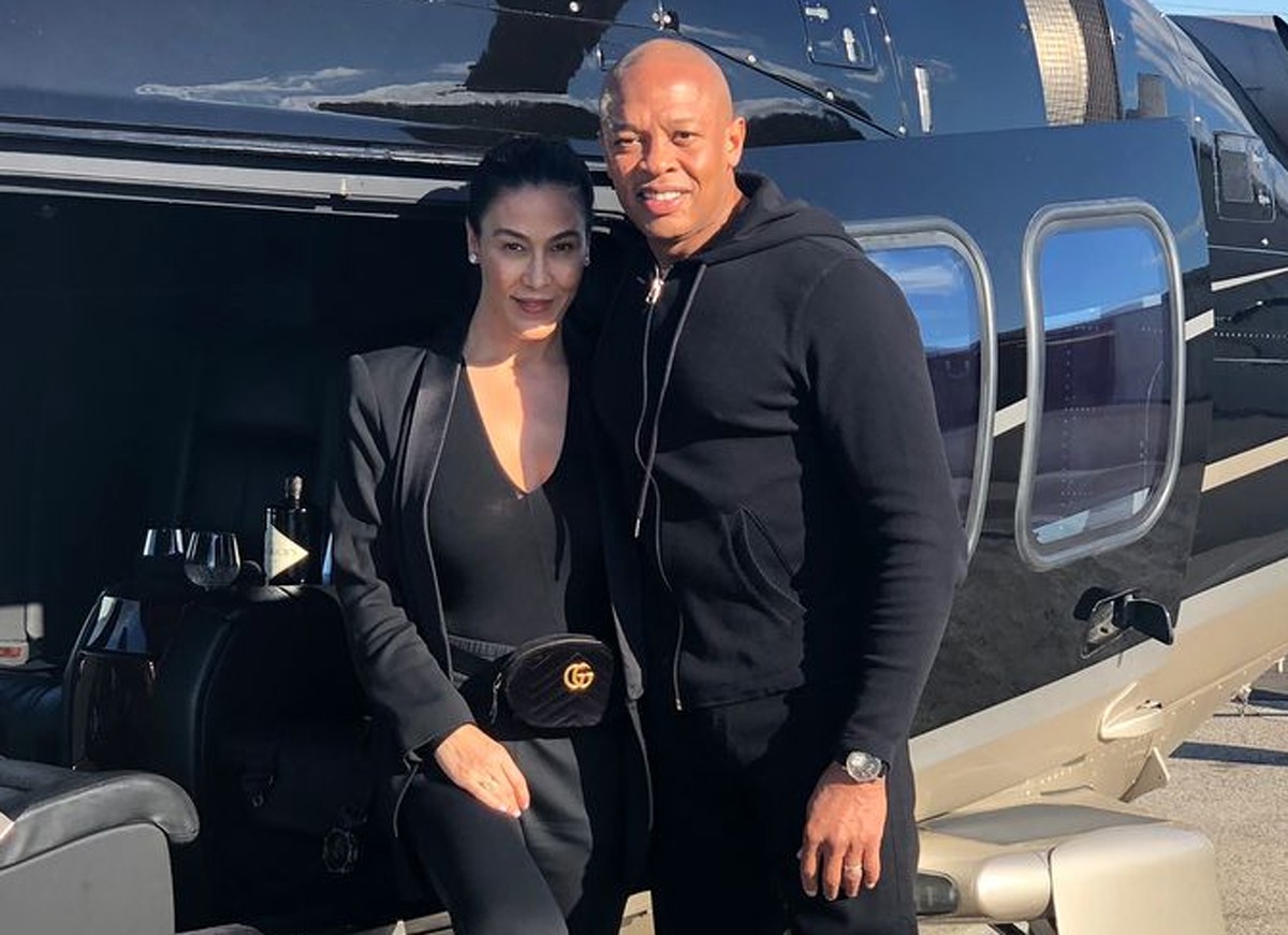 Dr. Dre e a ex-mulher, Nicole Young (Foto: Reprodução / Instagram)