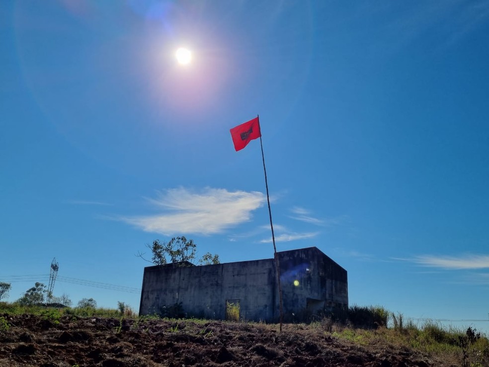 FNL ocupa terras em Sandovalina e faz reivindicações para a reforma agrária — Foto: Comunicação da Frente Nacional de Luta