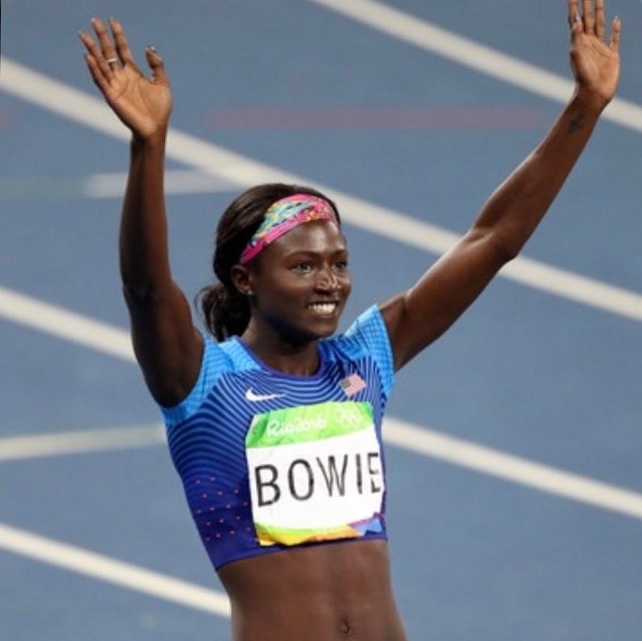 Tori Bowie conquistou medalha de ouro nas Olimpíadas Rio-2016