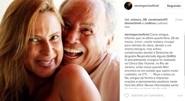 Post de Stênio Garcia (Foto: Reprodução/Instagram)