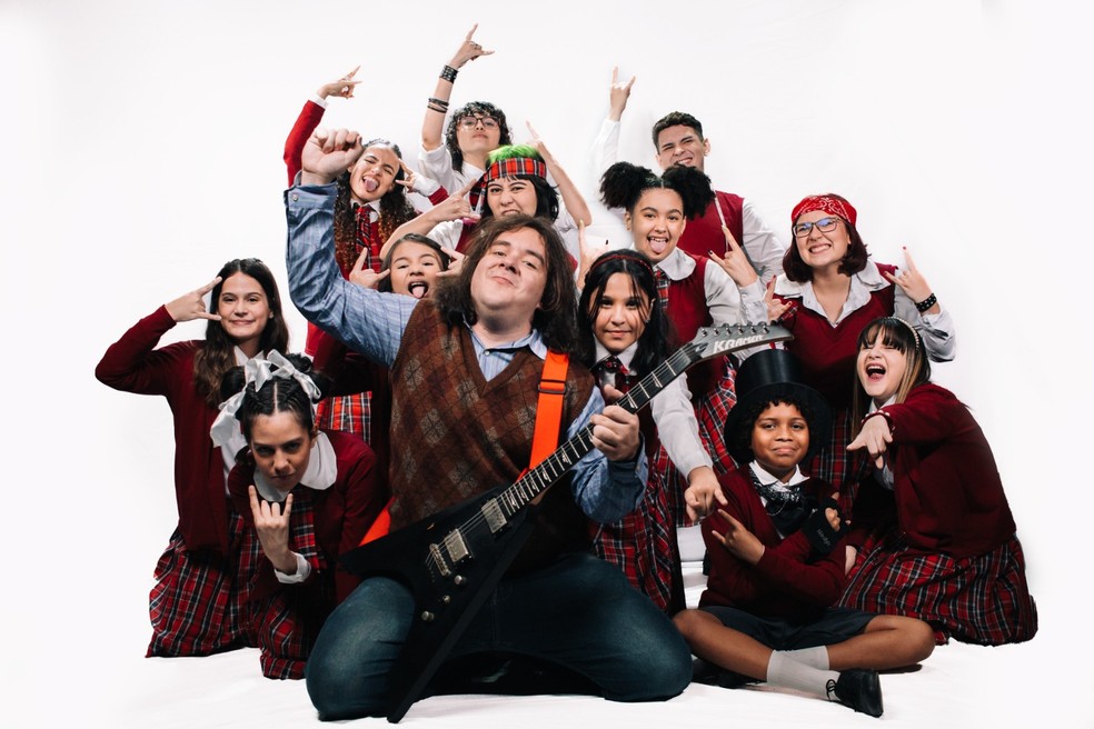 Musical Escola do Rock — Foto:  Caroline Lins 