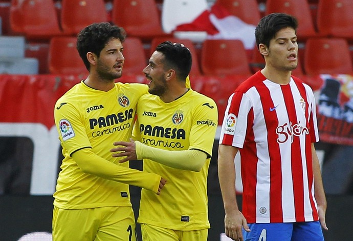 Pato, Sporting Gijon x Villarreal (Foto: EFE)