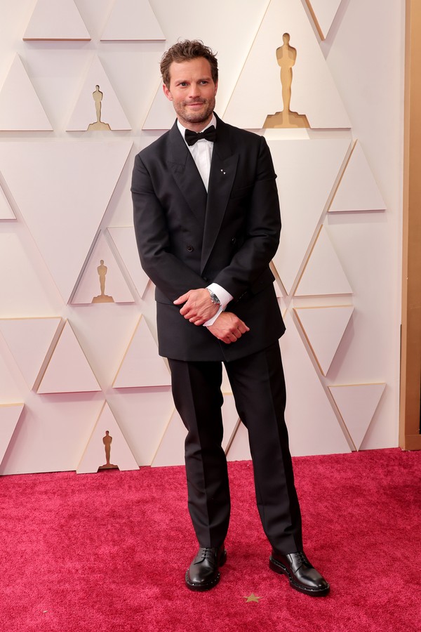 HOLLYWOOD, CALIFORNIA - MARCH 27: Jamie Dornan attends the 94th Annual Academy Awards at Hollywood and Highland on March 27, 2022 in Hollywood, California. (Photo by Momodu Mansaray/Getty Images) (Foto: Getty Images)