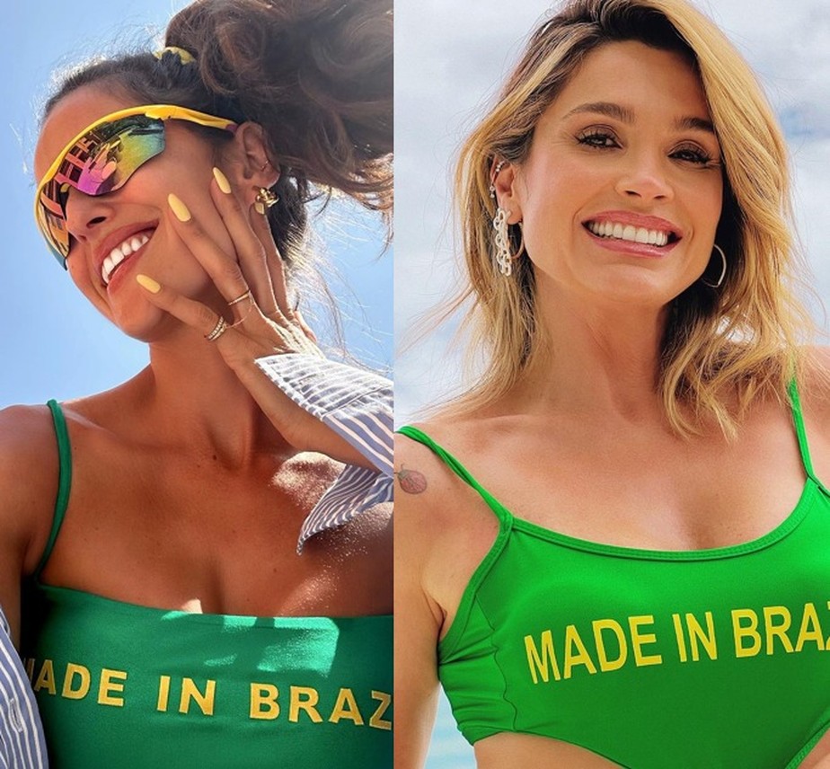 Famosos já estão prontos para torcer  pela seleção brasileira na Copa do Mundo