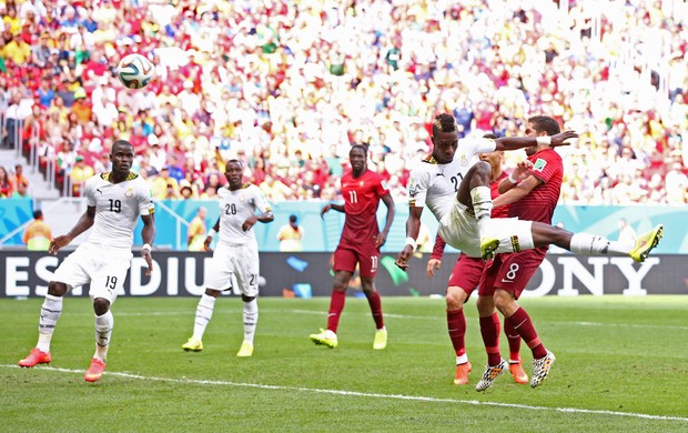 john Boye gol contra portugal x gana (Foto: Getty Images)