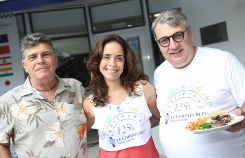 David Zisman, Paula Prandini e Roland Villard (Foto: Gianne Carvalho)