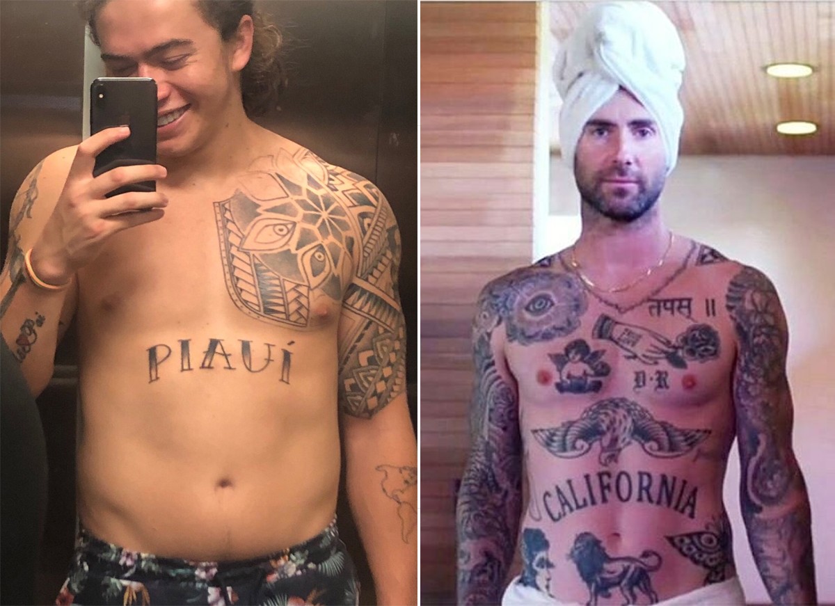 Whindersson Nunes Brinca Com Tatuagem A La Adam Levine Queria Ter Nascido Em Itu Quem Quem News