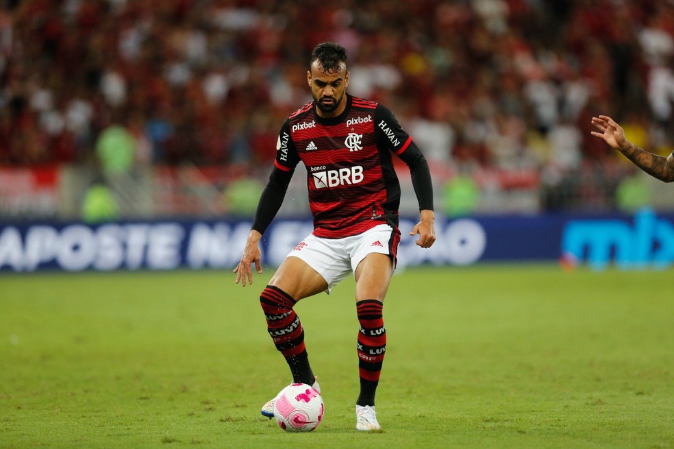 Fabr&iacute;cio Bruno em jogo do Flamengo contra Atl&eacute;tico-MG no Maracan&atilde; &mdash; Foto: Gilvan de Souza / Flamengo