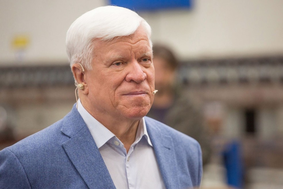 O empresário ucraniano Oleksiy Vadatursky, dono de uma das maiores empresas de grãos do país, morreu em ataque com míssil da Rússia, em 30 de julho de 2022. — Foto: Reprodução/ Nebulon
