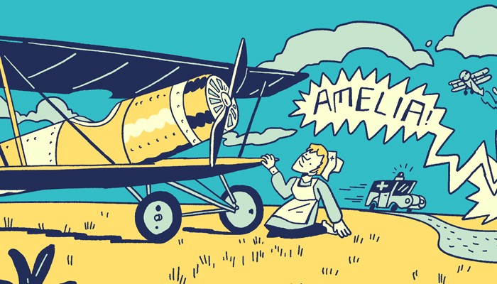 Conheça a história de Amelia Earhart (Foto: Ilustração: Bernardo França)