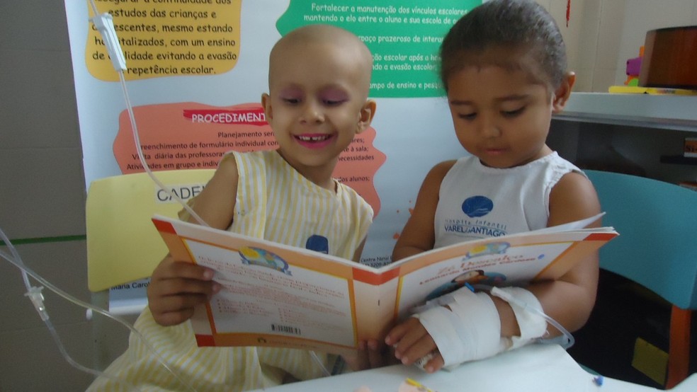 Crianças internadas em hospital infantil vão lançar livro em Natal — Foto: Divulgação
