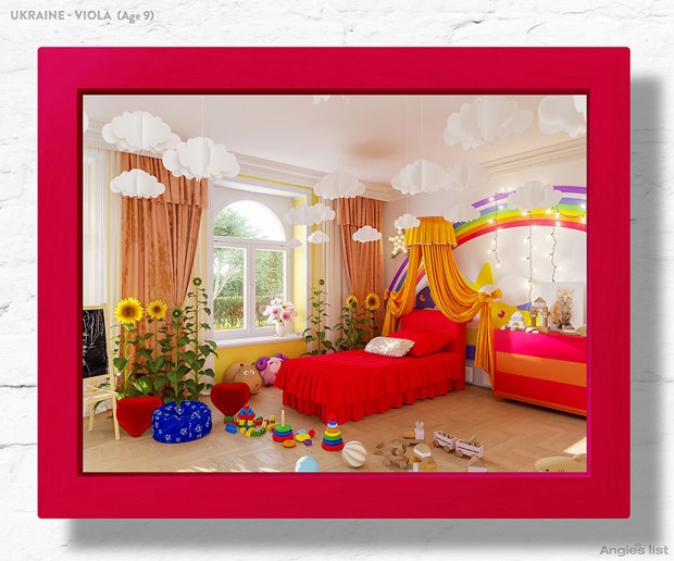 Designers criam quartos baseados em desenhos infantis (Foto: Reprodução)