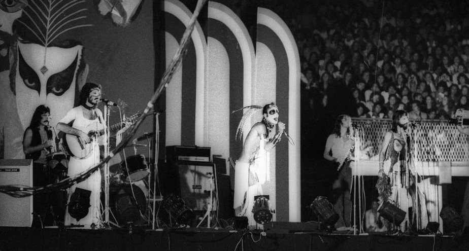 Show do 'Secos & Molhados' no Maracanãzinho, em 1974