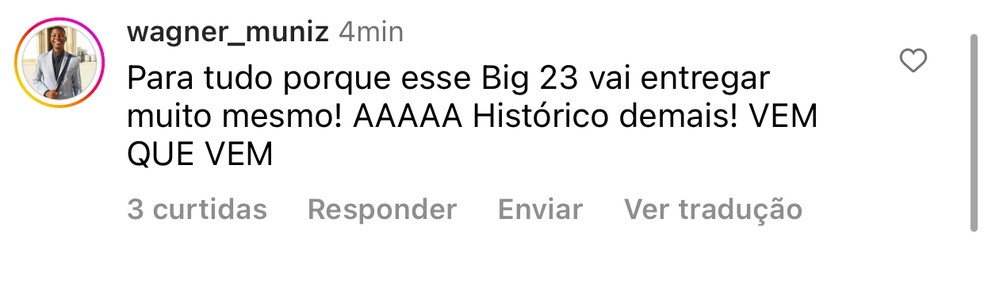 Público está na expectativa para o BBB 23 — Foto: Reprodução Instagram