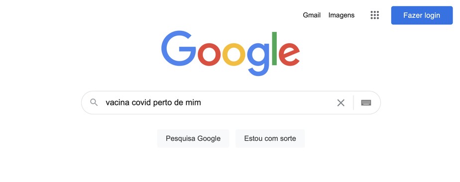 Google agora mostra onde encontrar vacina contra Covid no Brasil