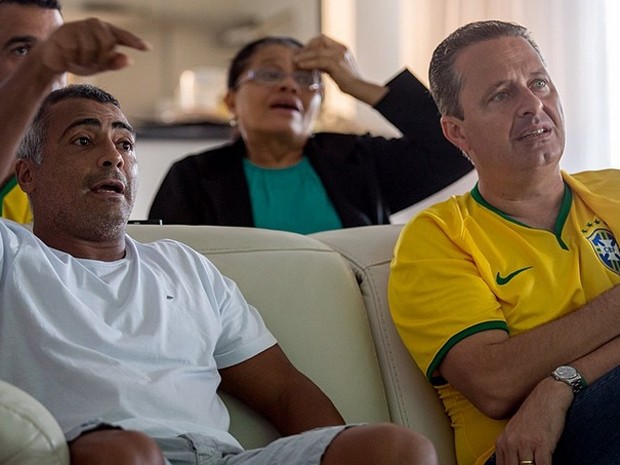 Romário e Eduardo Campos em imagem divulgada em perfil social do deputado e ex-jogador' (Foto: Reprodução/Instagram)