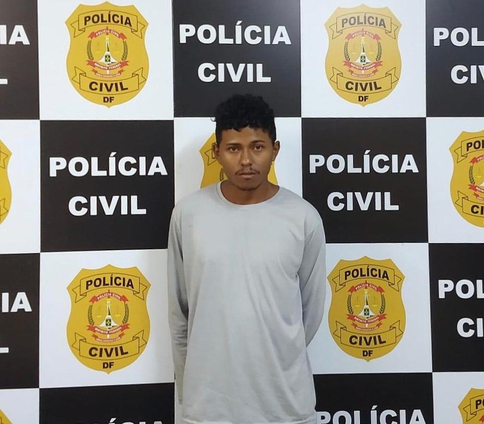 Nahim Lemoel da Silva Ribeiro é suspeito de ter jogado álcool e ateado fogo na sua companheira em São Luís (MA) — Foto: Divulgação/Polícia Civil do Maranhão