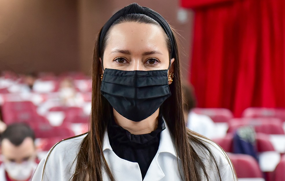 Rafaela Cacciatore foi aprovada em 1º lugar no último vestibular de Medicina da Unoeste e afirma que conquista teve a contribuição do Brado Cursos — Foto: Brado Cursos