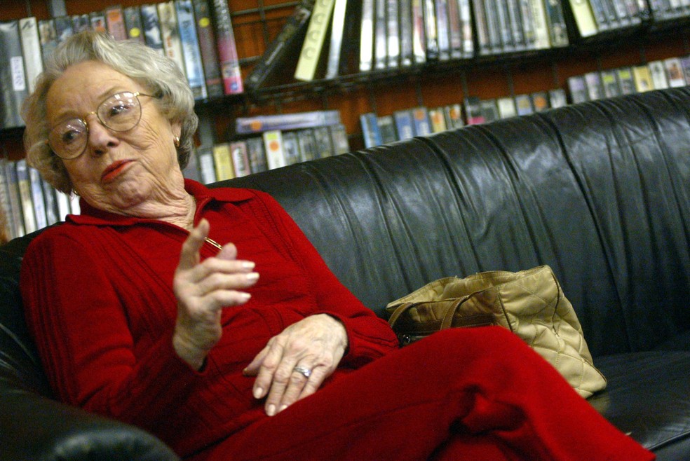Atriz Patricia Hitchcock O'Connell em foto de 2005  — Foto: Matthew Simmons/Getty Images North America/Getty Images via AFP/Arquivo