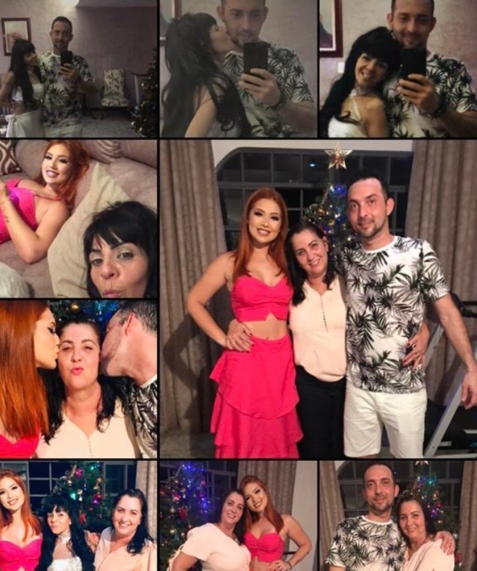 Tania Aparecida com William, Virg&iacute;nia e Margareth &mdash; Foto: Reprodu&ccedil;&atilde;o/Redes sociais