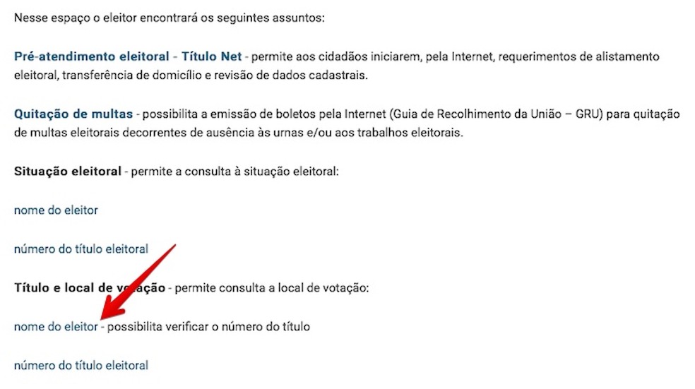 Como Saber Seu Local De Votacao E Numero Do Titulo De Eleitor Internet Techtudo