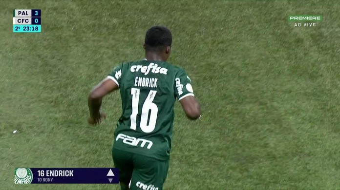 Quem é o jogador superado por Endrick como mais novo a jogar pelo Palmeiras