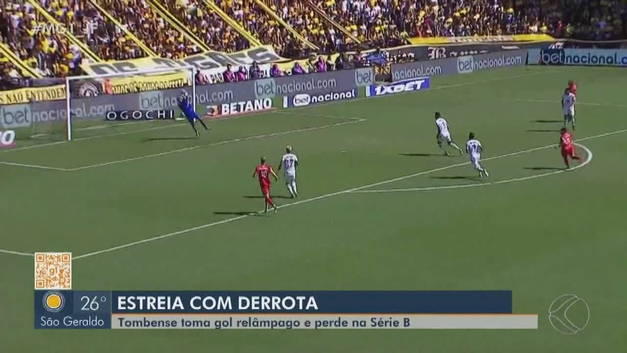 Tombense perde para o Criciúma na estreia da Série B; veja os gols