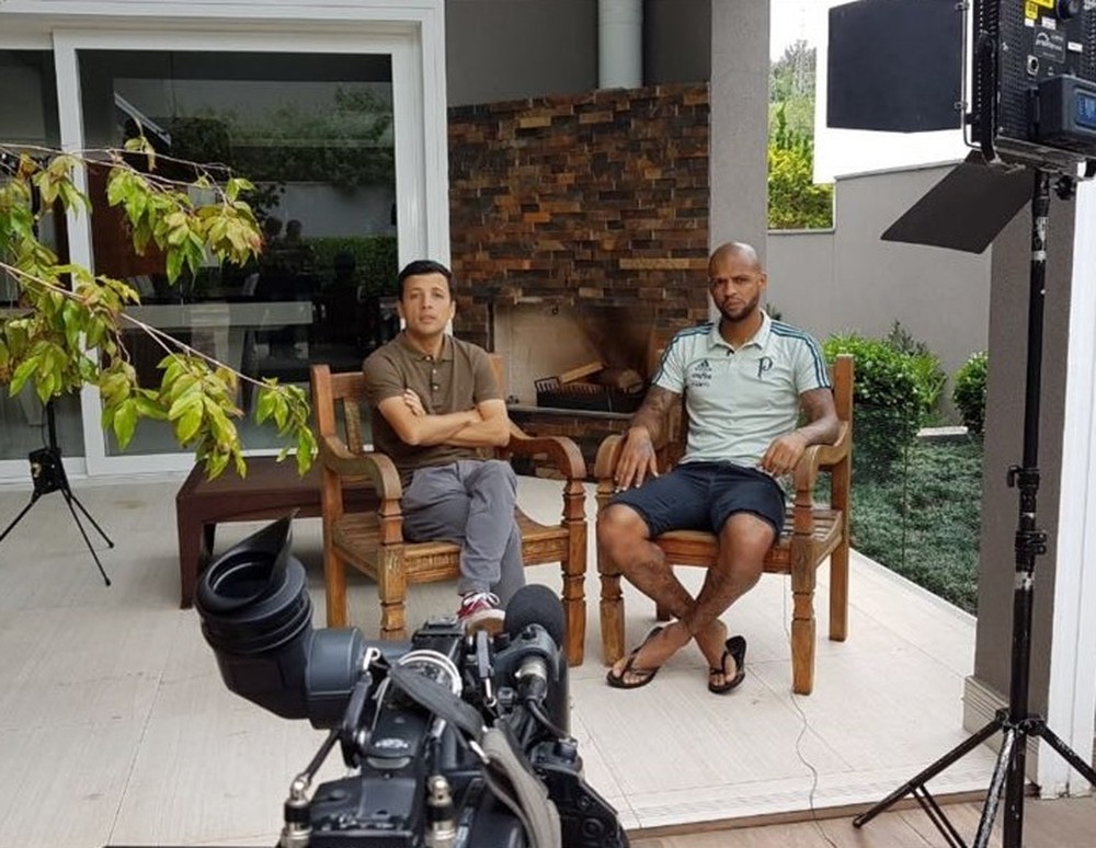 Felipe Melo fala sobre polêmicas e futuro no Palmeiras