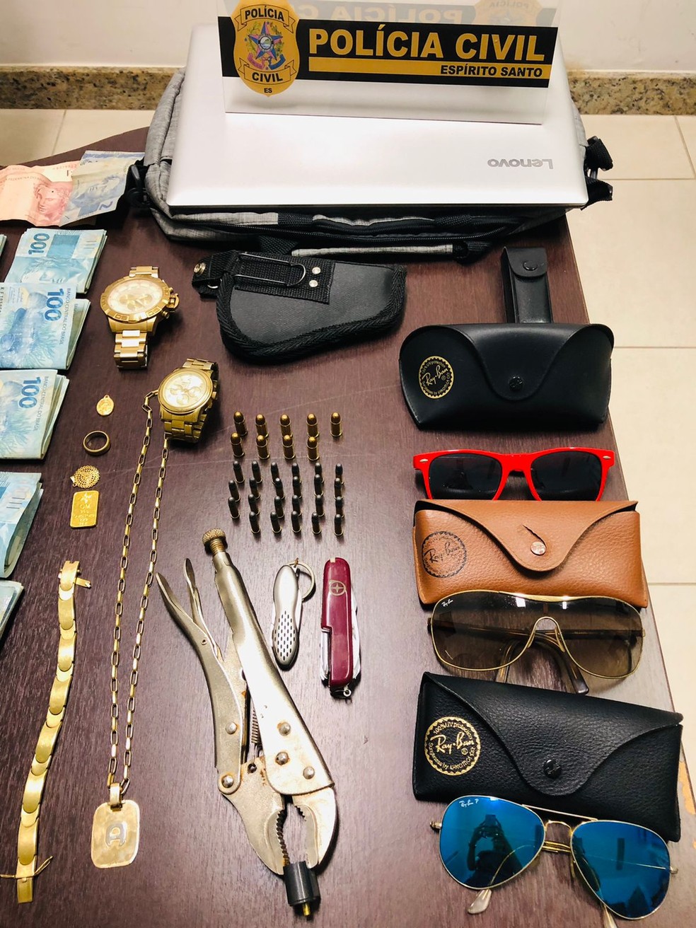 Criminoso que ostentava vida de luxo em Guarapari foi preso em operação — Foto: Reprodução/TV Gazeta