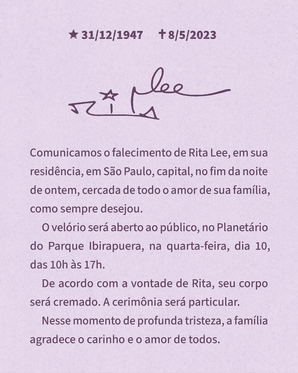 Morre Rita Lee, lenda do rock brasileiro, aos 75 anos | Notícias | Quem