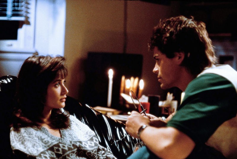 Rob Lowe e Demi Moore em cena de Sobre Ontem à Noite… (1986) (Foto: Reprodução)